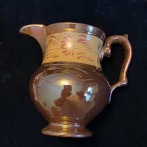 Antique Lusterware pitcher